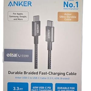 كابل شحن سريع Anker USB-C إلى USB-C