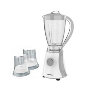 خلاط كهربائي تورنيدو 600 واط مع 2 مطحنة – موديل TB-6002-GRAY