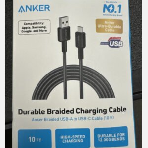 كابل شحن Anker USB-A إلى USB-C
